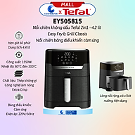 Nồi chiên không dầu Tefal 4.2 lít EY505815 - Hàng Chính Hãng