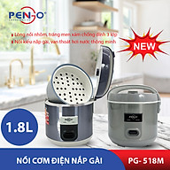Nồi cơm điện nắp gài PENGO PG-518M  1.8 Lit - Hàng Chính Hãng