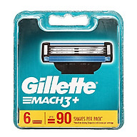 Lưỡi dao cạo râu Gillette Mach3+6 lưỡi - 88250 thumbnail