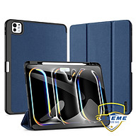 Bao Da Chính Hãng Dux Ducis Domo Kèm Khay Đựng Bút Dành Cho iPad Pro M4 -11 inch 2024. iPad Pro M4 - 13 inch 2024 - Hàng Nhập Khẩu
