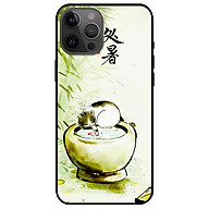 Ốp lưng dành cho Iphone 12 - Iphone 12 Mini - Iphone 12 Pro - Iphone 12 Pro Max mẫu Mèo Chậu Nước