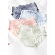 Combo 5 quần lót cotton lụa thông hơi mềm mại phối viền ren xinh xắn - ZQ9909 (Giao màu ngẫu nhiên) thumbnail