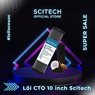 Lõi lọc nước số 3 CTO 10 inch dùng trong máy lọc nước RO, bộ lọc thô - Hàng chính hãng