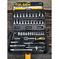 Bộ Tuýp + Vít 1/4 Inch 46 Món Tolsen 15138