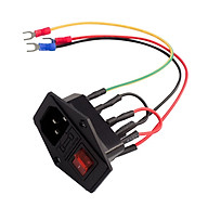 Aibecy 3D Printer Accessories Power Supply Switch Socket 10A 250V Rocker Switch with Fuse Cable U thumbnail