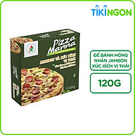 Pizza Manna Jambon & Xúc Xích Vị Thái Đông Lạnh 120g thumbnail