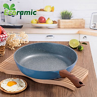 Chảo Chống Dính Ecoramic Vân Đá Đáy Từ Chính Hãng Cao Cấp, Chảo cạn siêu bền, Dùng cho mọi loại bếp trừ bếp từ, Bảo hành chính hãng 2 tháng