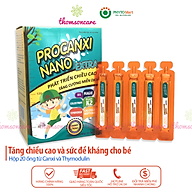 Procanxi Nano Extra - Bổ sung canxi, tăng chiều cao và đề kháng cho bé với Thymodulin và FOS - Hộp 20 ống tiện lợi thumbnail