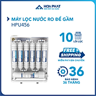 Máy lọc nước RO Hòa Phát HPU456 - Bảo hành 36 tháng - Hàng chính hãng