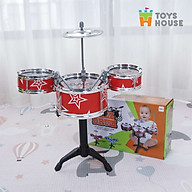 Đồ chơi trống cho bé Jazz Drum Toyshouse - Đồ chơi âm nhạc cho bé trai và bé gái chính hãng