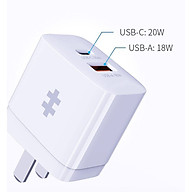 Sạc 2 Cổng HyperJuice 1 x USB-C Power Delivery 20W + 1 x USB-A Quick thumbnail