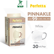 Khẩu Trang Cao Cấp Perfetta Pinnakle, Form 3D thời trang, 3 Lớp Kháng Khuẩn, Quai Đeo Thun Bông, Lớp Trong Mềm Mịn (30 cái/hộp)