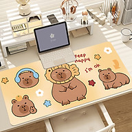 Miếng Lót Chuột Mouse Pad Capypara Chuột Lang Nước Kurumi Hoạt Hình Cute Nhiều Size_ Hàng chính hãng