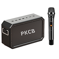 Bộ Loa Bluetooth không dây nghe nhạc, micro bluetooth không dây hát Karaoke cao cấp 120W công suất lớn Super Bass có cổng usb, thẻ nhớ, line 3.5mm pin 15600MAH sạc Type C Chip DSP loa kết nối TWS lên 240W Hàng Chính Hãng PKCB