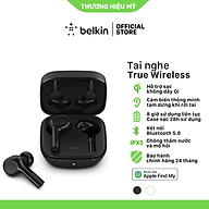 Tai nghe Bluetooth True Wireless Belkin SOUNDFORM Freedom hỗ trợ Apple Find My - Hàng chính hãng - AUC002qe thumbnail