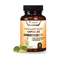 Psyllium Husk Capsules Premium Dietary Fiber 1450mg thumbnail