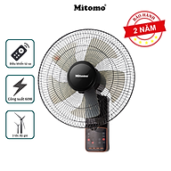Quạt treo tường điều khiễn từ xa remote Mitomo FTT-60 hàng chính hãng