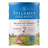 Sữa Công Thức Hữu Cơ Bước 2 Bellamy s Organic (900g) thumbnail