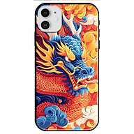 Ốp lưng cho IPhone X - Xs - Xs Max - Xr - 11 - 11 Pro Max - Rồng Xanh Sừng Trắng - Hàng Chính Hãng