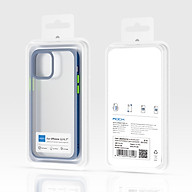 Ốp lưng trong suốt iPhone 12/ 12 Pro/ 12 pro Max Rock Guard Pro viền màu - Hàng chính hãng