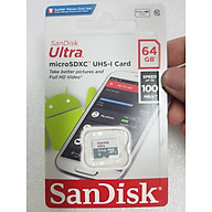Thẻ nhớ điện thoại Micro SDXC SanDiskk UHS-1 64GB Class 10 - Hàng chính hãng
