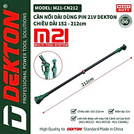CẦN NÓI DÀI MÁY CẮT CÀNH VÀ CƯA XÍCH (152 - 212CM) DEKTON M21-CN212 - HÀNG CHÍNH HÃNG