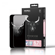 Miếng Dán Kính Cường Lực Trong Suốt Mipow KingBull Dành Cho iPhone 16 Pro Max / 16 Pro / 16 Plus / 16, HD PREMIUM SILK_ Hàng chính hãng