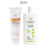 Combo Kem chống nắng và kem dưỡng trắng Body Louv Cell LOUKCNDT thumbnail