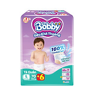 Tã quần Bobby Siêu Khô Thoáng - 100% Thoáng Khí Ultra Jumbo