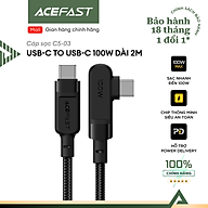 Cáp Acefast Type C to Type C 100W dài 2m - C5-03 Hàng chính hãng Acefast