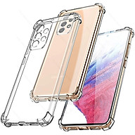 Ốp lưng cho Samsung A13, A23, A33, A53, A73 5G dẻo trong TPU chống sốc 4 góc ( hàng chính hãng)