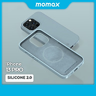 Ốp lưng Momax Silicone hỗ trợ sạc hít từ tính dành cho iPhone 13 Pro - Hàng chính hãng thumbnail