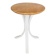 Bàn góc Plyconcept Joy Side Table - Oak and White thumbnail