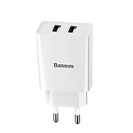 Dock sạc nhanh Baseus 10.5W vỏ nhựa PC cao cấp Dual USB an toàn tuyệt đối cho thiết bị sạc ( 2 màu ) - Hàng chính hãng