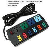 Ổ CẮM ĐIỆN 10 LỔ CẮM LIOA,Ổ CẮM DÂY ĐA NĂNG 6D6S32