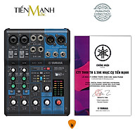Bàn Trộn Yamaha MG06X Mixer Mini 6 Input Compact Stereo Mixing Console MG06 Phòng Thu Studio Mix MG6 Hàng Chính Hãng - Kèm Móng Gẩy DreamMaker