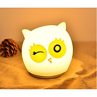 Đèn ngủ hình chim cú mèo (Tặng kèm miếng thép đa năng 11in1) thumbnail