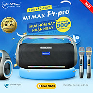 Loa Xách Tay YIBOLANG F4 - Pro - Công Suất 300W, 1 Bass 20 Trung Treble, Âm Thanh Đánh Cực Khủng, Nghe Siêu Hay, Tặng Kèm 2 Micro Không Dây Và Phụ Kiện Dây Đeo Chéo. HÀNG CHÍNH HÃNG