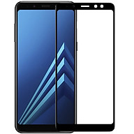Miếng dán kính cường lực full màn hình 111D cho Samsung Galaxy A8 Plus 2018 hiệu HOTCASE (siêu mỏng chỉ 0.3mm, độ trong tuyệt đối, bo cong bảo vệ viền, độ cứng 9H) - Hàng nhập khẩu thumbnail