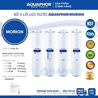 Bộ 4 Lõi Lọc Nước AQUAPHOR Nhập Khẩu Thay Cho Máy AQUAPHOR MORION RO DWM 101S - Hàng Chính Hãng