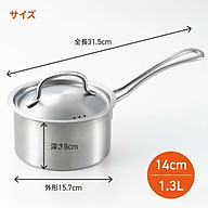 Nồi inox dùng cho bếp từ Yoshikawa Cook Chef