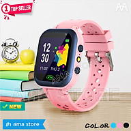 Đồng hồ Thông minh Trẻ em Model Q15 lắp SIM nghe gọi 2 chiều 3 màu Xanh Hồng Đen Hàng chính hãng
