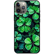 Ốp lưng dành cho Iphone 12 - 12 Pro - 12 Pro Max - 13 Mini - 13 - 13 Pro - 13 Pro Max - Cỏ May Mắn - Hàng Chính Hãng