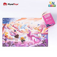 Đồ Chơi Xếp Hình MyndToys - Fantasy Puzzle - Unicorn Dance (Kỳ lân và Yêu tinh với 126 mảnh ghép cho Bé Từ 3 Tuổi) thumbnail