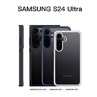 Ốp lưng nhám chống sốc cho Samsung Galaxy S25 Ultra , S25 Plus , S24 Ultra , S24 Plus hiệu Likgus Fosted Transparent chống bẩn và vân tay - Hàng nhập khẩu
