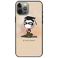 Ốp lưng dành cho Iphone 12 - Iphone 12 Pro - Iphone 12 Pro Max mẫu Gấu Trúc Tốt Nghiệp