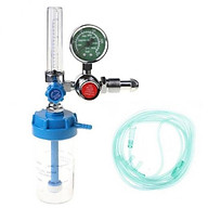 2xGas Oxygen Flowmeter Regulator Pressure Reducing Valve Gauge Inhalator thumbnail