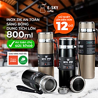 Bình Giữ Nhiệt Inox Cao Cấp E-Sky Coffee Bền, Đẹp, Tiện Lợi, Giữ Nhiệt Tốt thumbnail