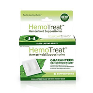 Viên đặt hậu môn hỗ trợ điều trị trĩ HEMOTREAT H giúp giảm nhanh đau trĩ, giảm 1 cấp độ trĩ sau 30 ngày sử dụng (12 viên đặt) thumbnail