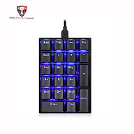 Motospeed K23 Keyboard USB Wired Numeric Mechanical Keyboard 21 Keys Blue Backlight Keyboard with OUTEMU Red Switch thumbnail